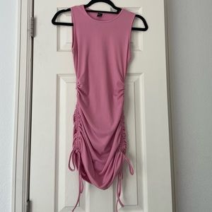 Shein Side Tie Ruched Dress